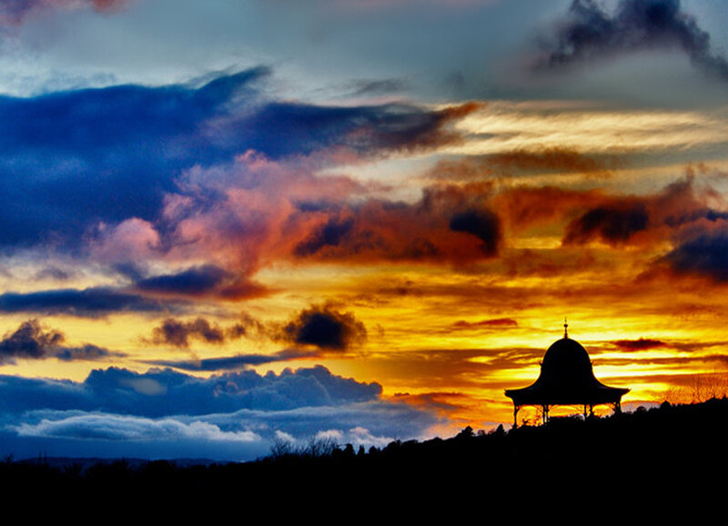 Silhouette of Pavilion