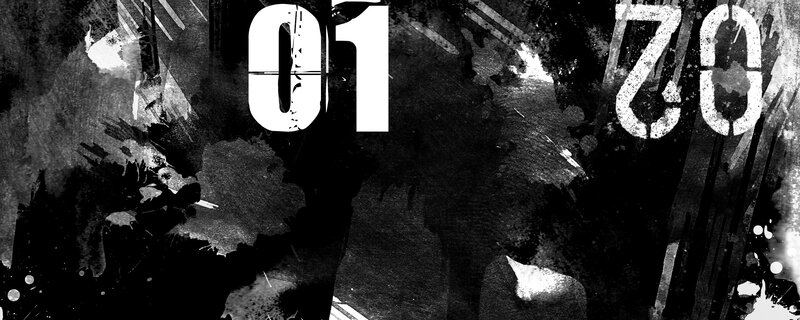 Silhouette of Person — Black, Dark, Digital Art, Numbers