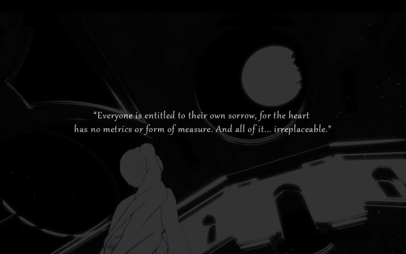 Silhouette of Person — Black, Dramatic, Night, Anime