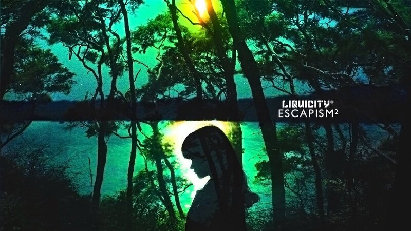 Silhouette of Person in Forest — Green, Mysterious, Night