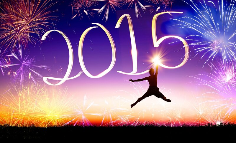 Silhouette of Person Jumping — Purple, Celebratory