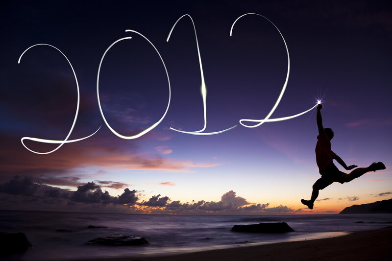 Silhouette of Person Jumping — Purple, Dramatic, Sunset