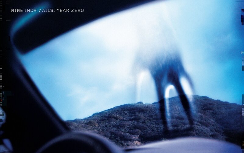 Silhouette of Person on Hill — Blue, Dramatic, Photograph
