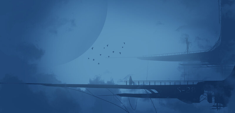Silhouette of Person on Platform