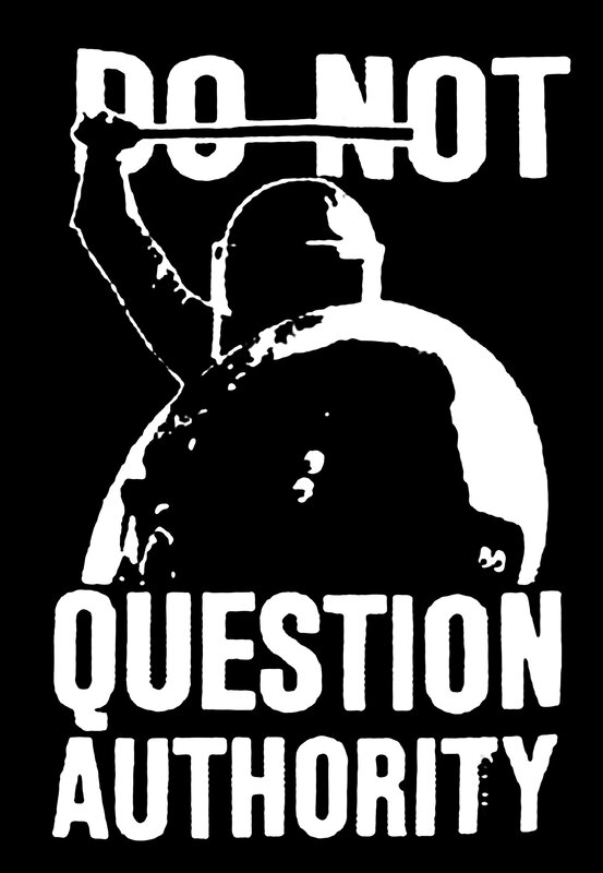 Silhouette of Person Raising Fist — Black