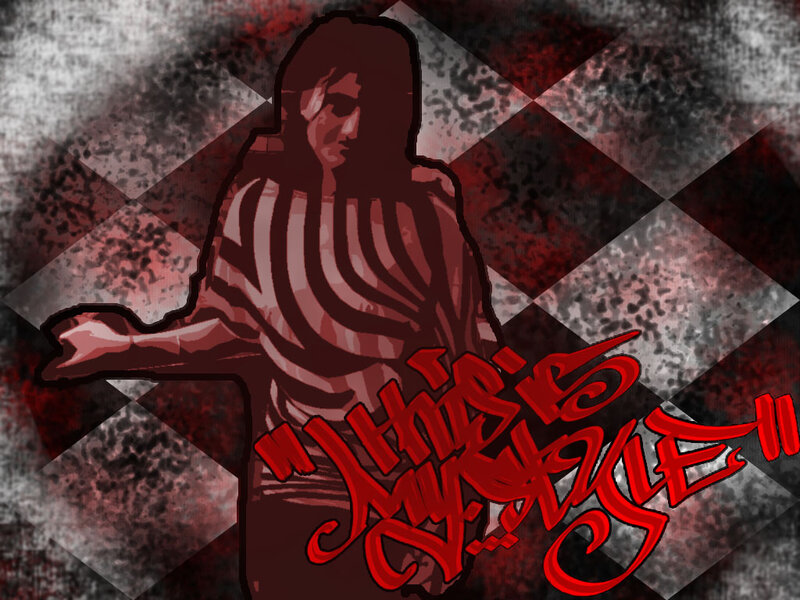 Silhouette of Person — Red, Dramatic, Digital Art