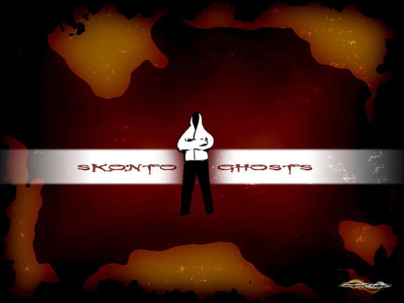 Silhouette of Person — Red, Dramatic