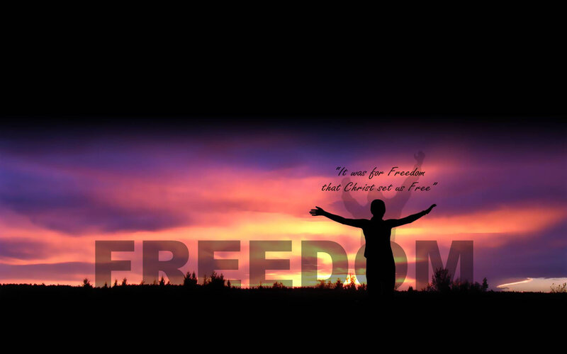Silhouette of Person with Arms Outstretched — Purple