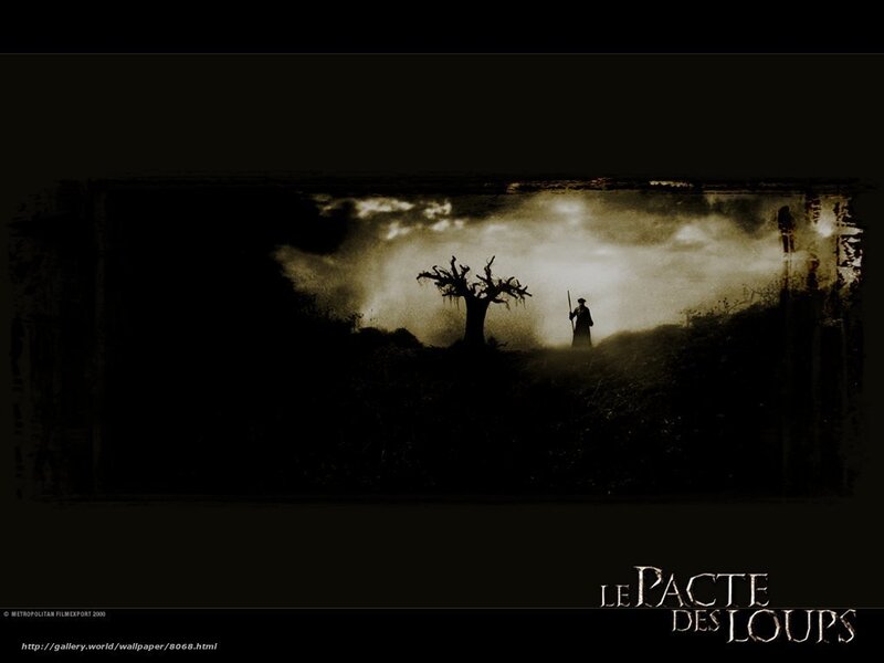 Silhouette of Person with Staff