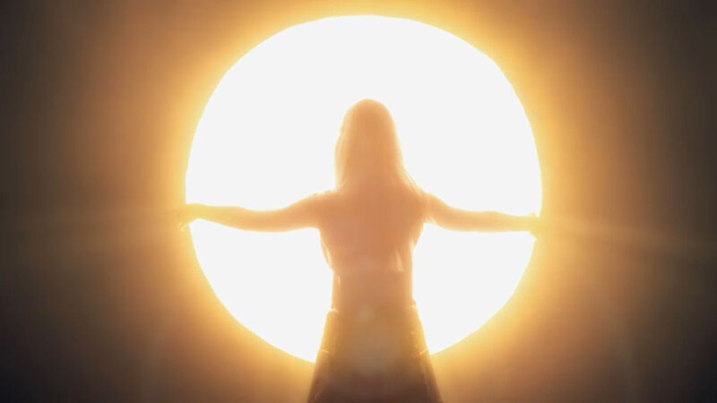 Silhouette of Person — Yellow