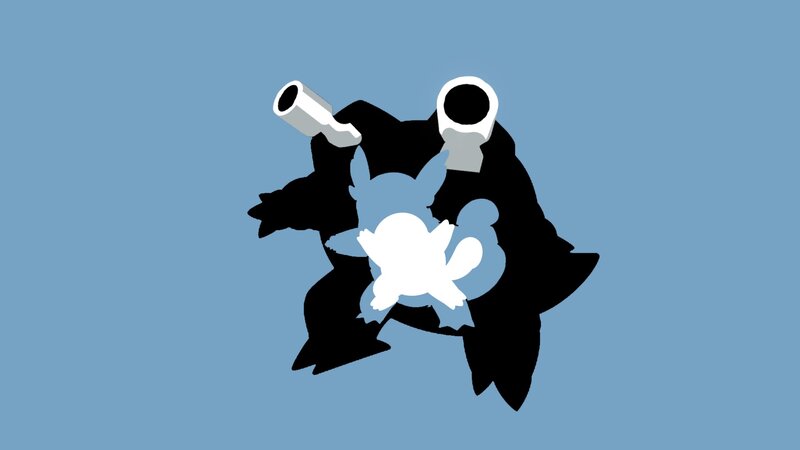 silhouette of pokémon characters