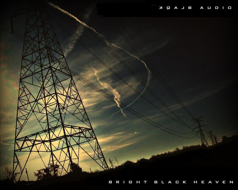 Silhouette of Power Lines — Black