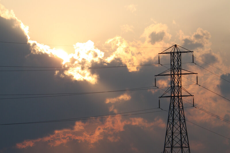 Silhouette of Power Pylon