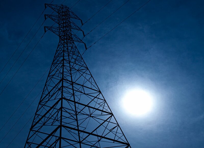 Silhouette of Power Tower