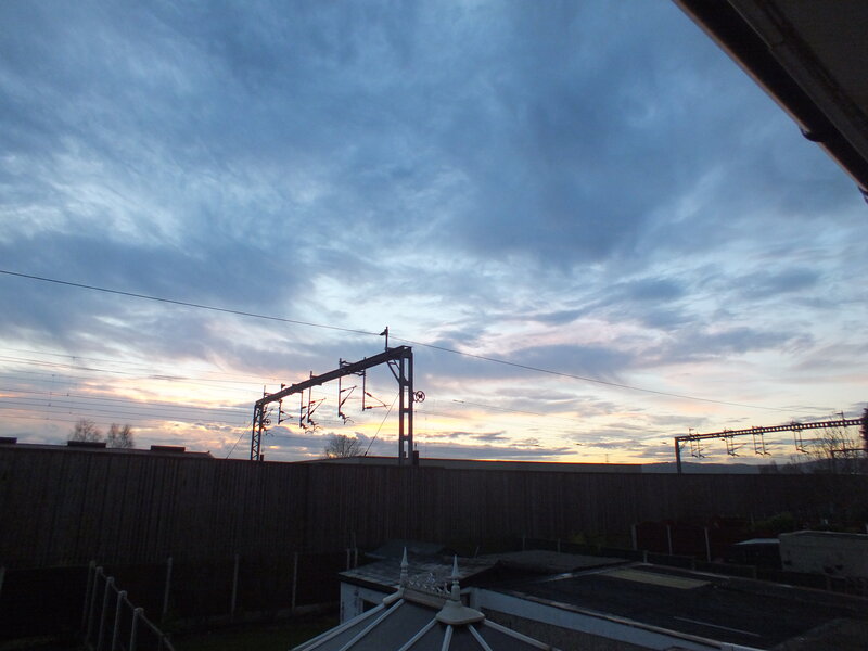 Silhouette of Railway Lines
