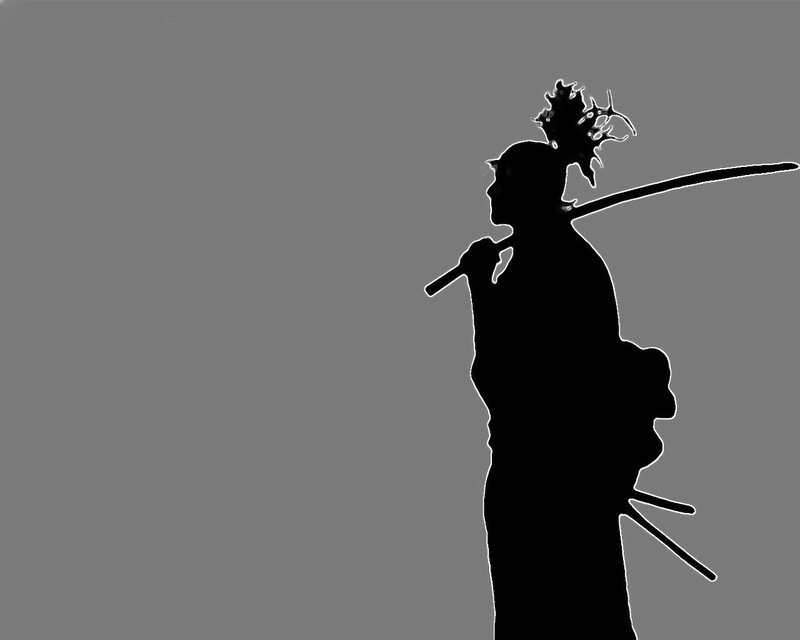 Silhouette of Samurai — Black, Dramatic