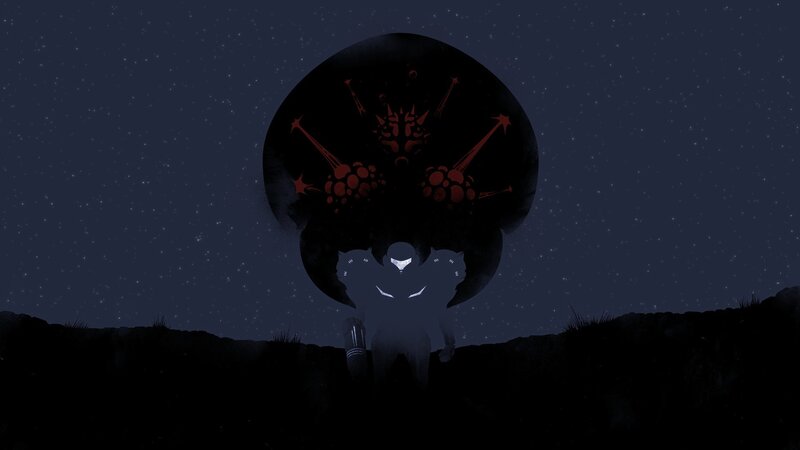 Silhouette of Samus Aran