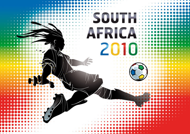 Silhouette of Soccer Player
