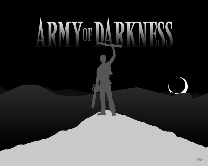Silhouette of Soldier — Black, Dramatic, Night