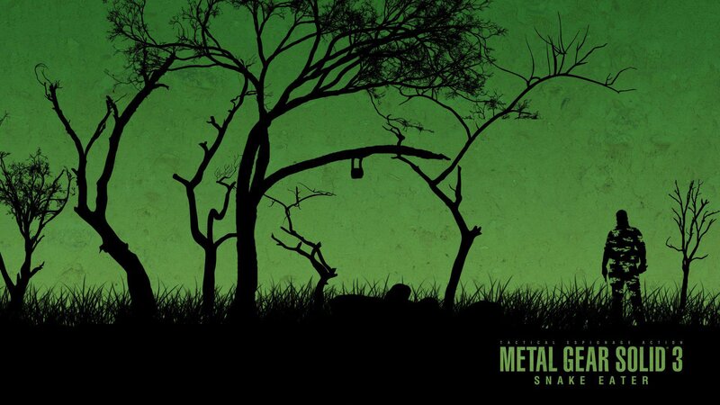 Silhouette of Soldier in Forest
