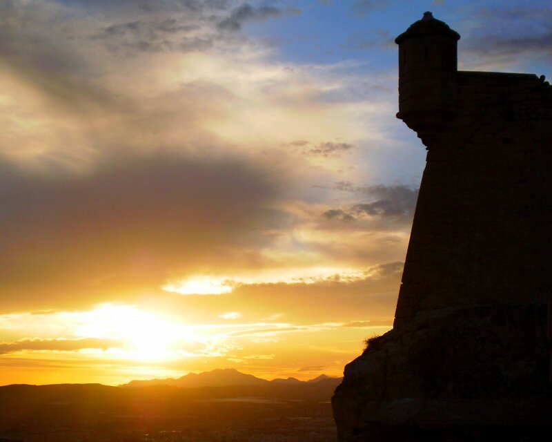 Silhouette of Stone Tower