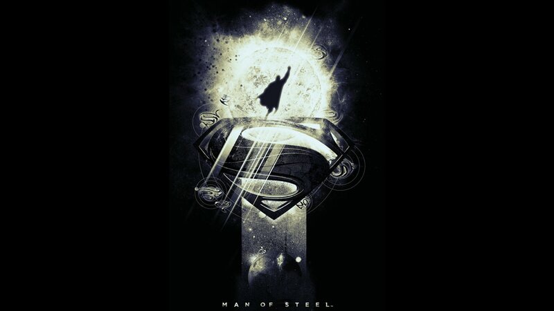 Silhouette of Superhero — Black