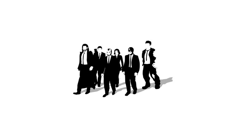 silhouette of superheroes