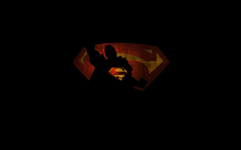 Silhouette of Superman