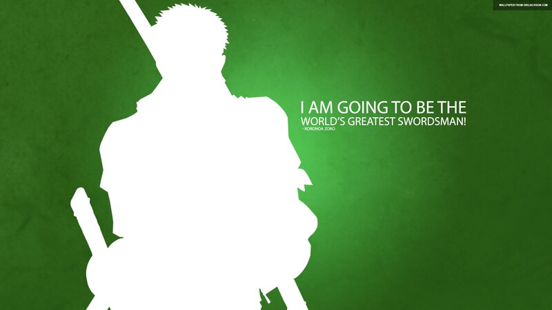 Silhouette of Swordsman — Green