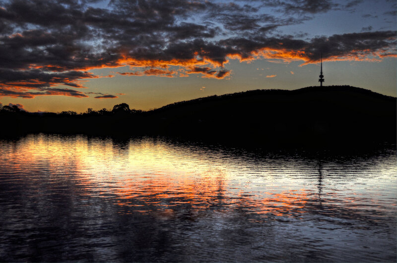 Silhouette of Tower on Hill
