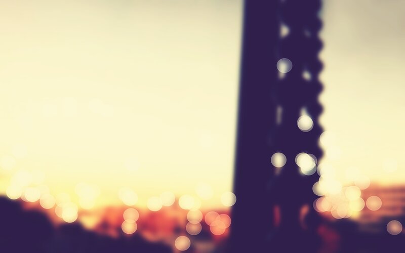 Silhouette of Tower — Yellow