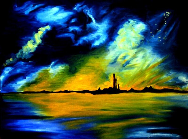 Silhouette of Towers