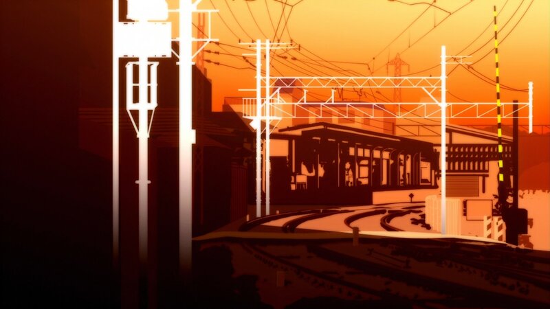 Silhouette of Train Station