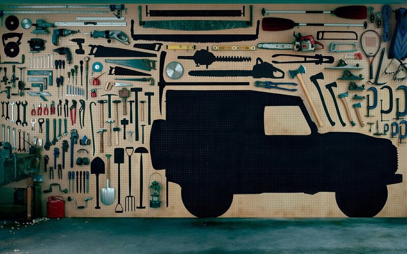 Silhouette of Truck