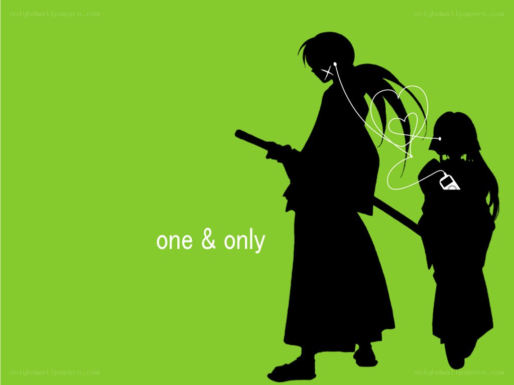 silhouette of two characters
