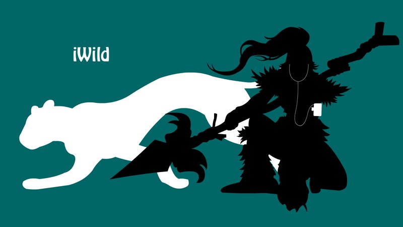 Silhouette of Warrior and Cat