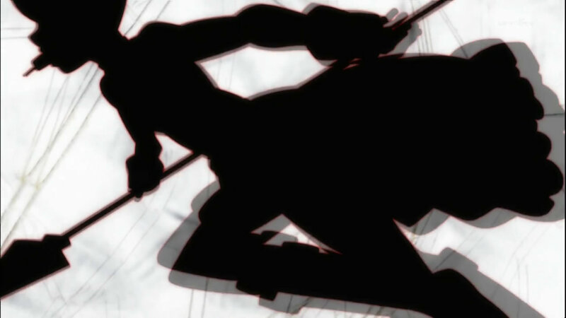 Silhouette of Warrior — Black, Dramatic