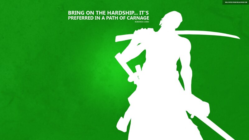 Silhouette of Warrior — Green