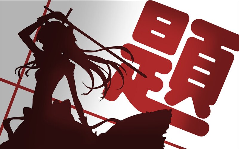 silhouette of warrior with sword
