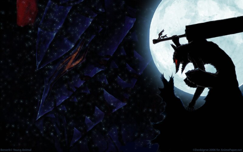 Silhouette of Warrior with Sword — Black, Dramatic, Night