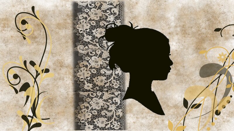 Silhouette of Woman — Black, Elegant, Illustration