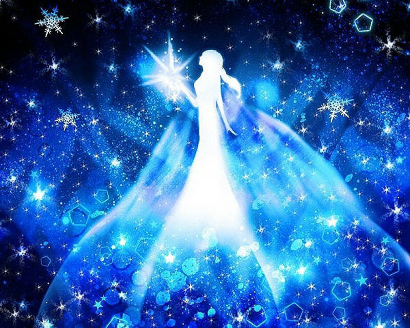 Silhouette of Woman in Gown