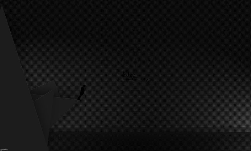 silhouette on a dark edge