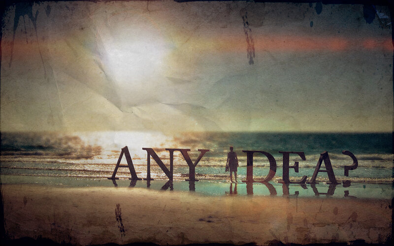 Silhouette on Beach — Brown