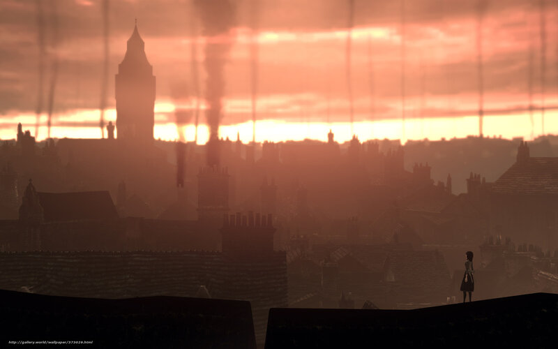 Silhouette on the rooftop