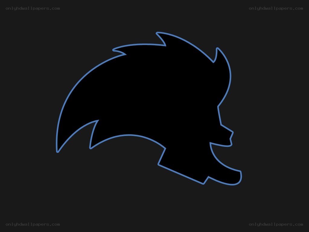 silhouette outline logo