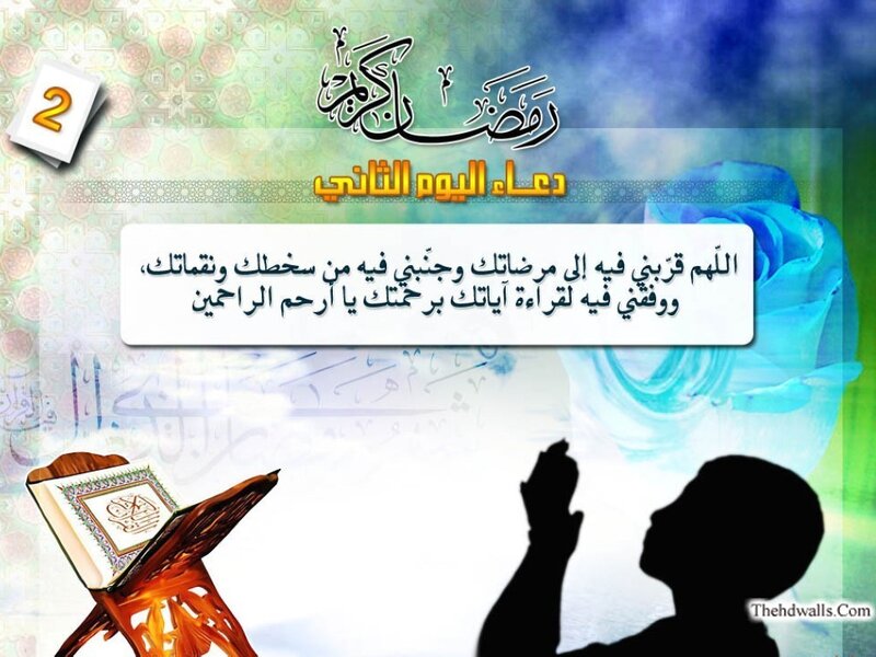 Silhouette Praying with Quran