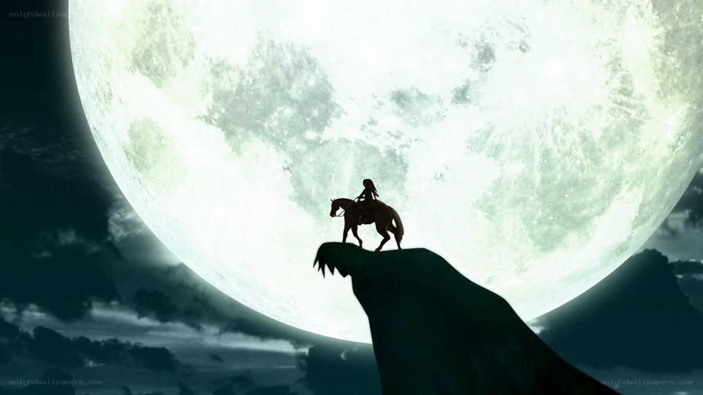 Silhouette rider on cliff