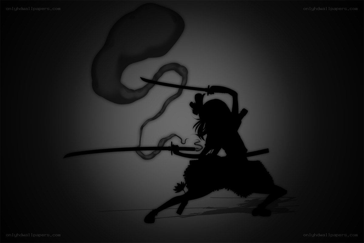 silhouette samurai warrior