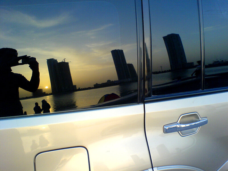 Silhouette Taking Photo
